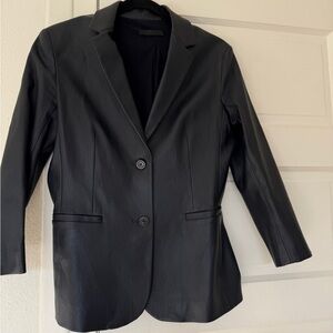 The Row Classic leather blazer